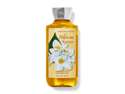 Bath & Body Works Shower Gel, White Tea & Ginger, 10 fl oz/295 mL