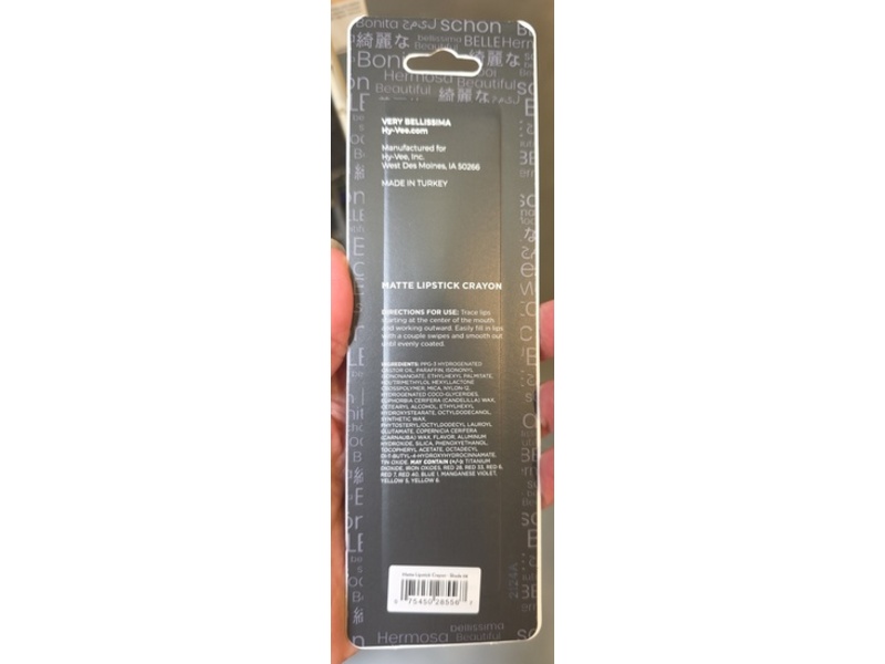 Bellissima Matte Lipstick Crayon, 08, 0.12 oz