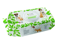 Pure And Natural Pet Grooming & Cleansing Wipes, Fragrance Free, 100 Count - thumbnail 1