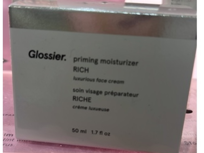 Glossier Priming Moisturizer Rich Luxurious Face Cream, 1.7 fl oz/50 mL