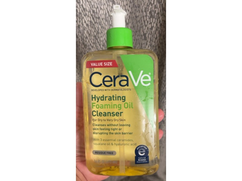 CeraVe Hydrating Foaming Oil Cleanser, 16 fl oz (473 mL)
