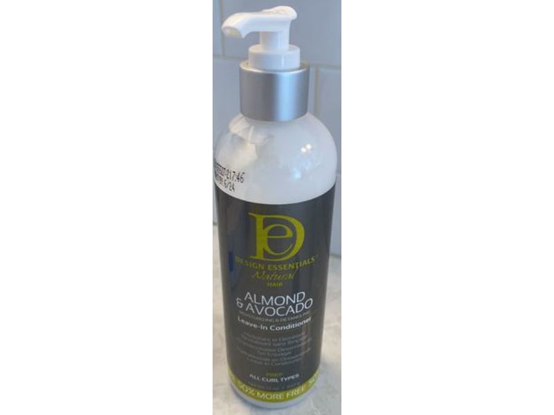 Design Essentials Leave-In Conditioner, Almond & Avocado, 12 oz/350 g