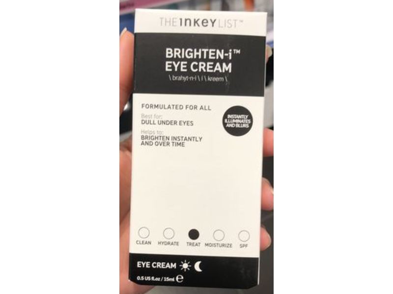 The Inkey List Brighten-i Eye Cream, 0.5 fl oz/15 mL