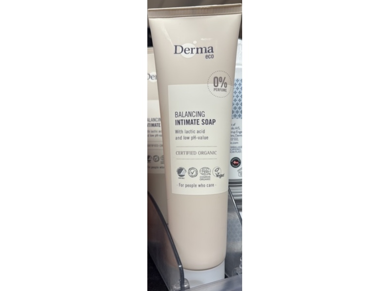 Derma Eco Balancing Intimate Soap, Lactic Acid, 150 mL
