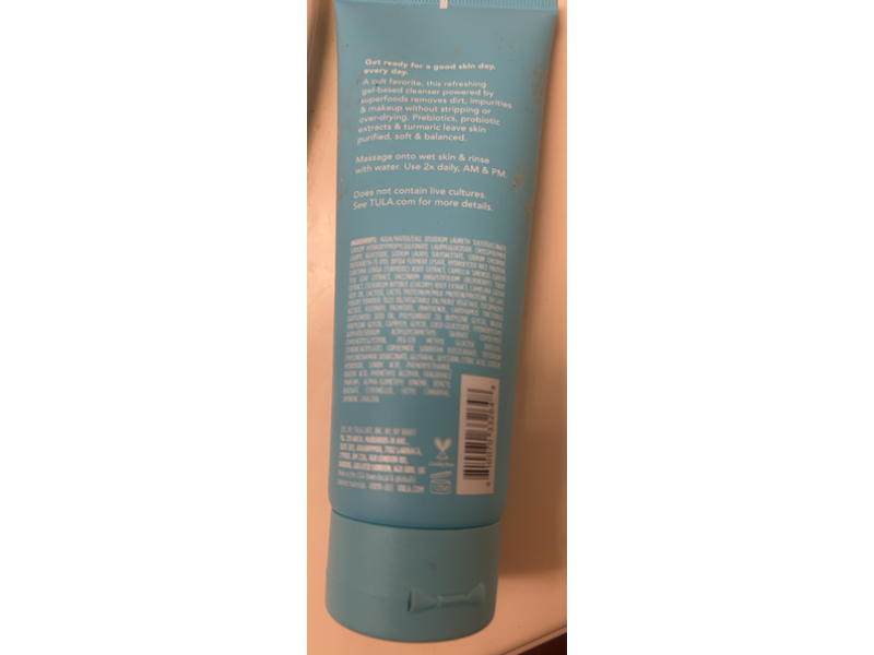 Tula Skincare The Cult Classic Purifying Face Cleanser, 4.2 fl oz/120 mL