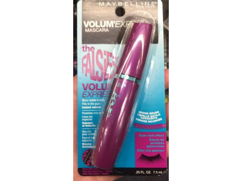 Maybelline New York The Falsies Volum' Express Mascara, Blackest Black, 0.25 fl oz/7.5 mL
