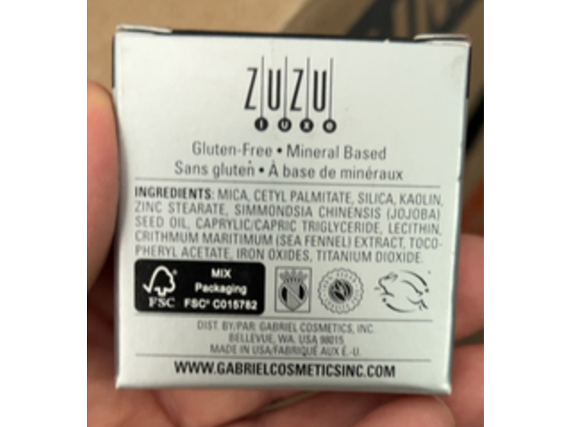 Zuzu Luxe Eyeshadow, Eternity, 0.07 oz/2 g