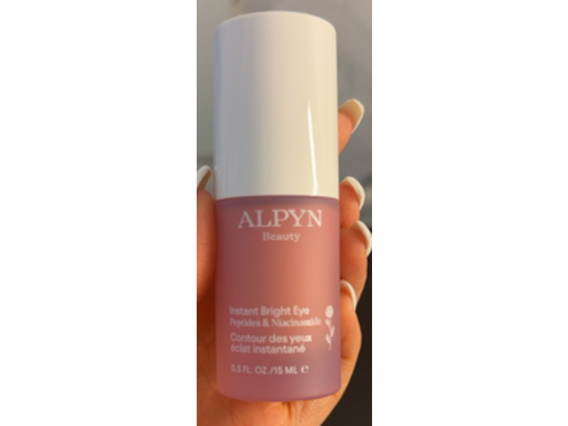 Alpyn Beauty Instant Bright Eye, Peptides & Niacinamide, 0.5 fl oz/15 mL