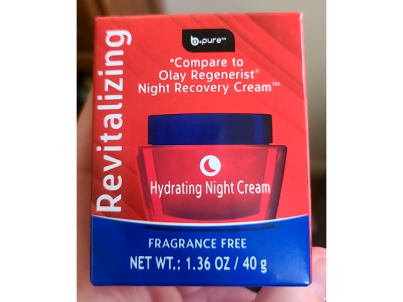b.Pure Revitalizing Hydrating Night Cream, 1.36 oz/40 g