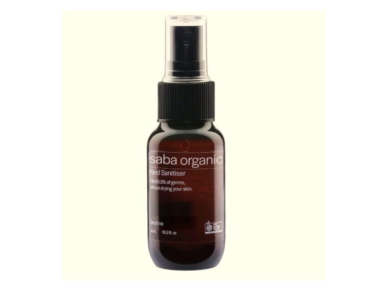 Saba Organic Hand Sanitiser, Sensitive, 16.9 fl oz/500 mL