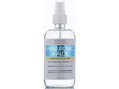 Advanced Clinicals Facial Mist, Hyaluronic + Aloe, 8 fl oz/237 mL