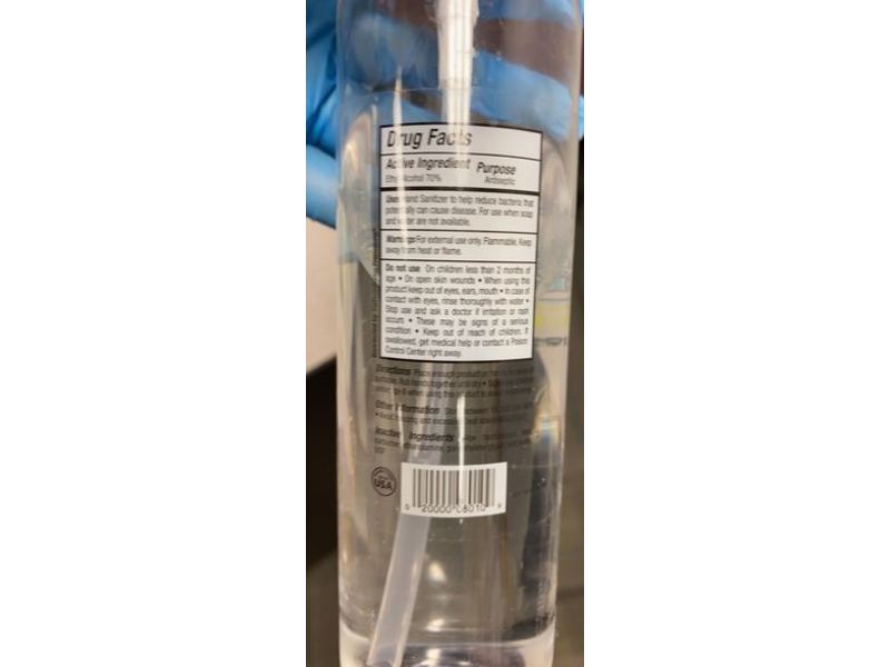 Safety First Hand Sanitizer, Aloe, 8 fl oz/240 mL