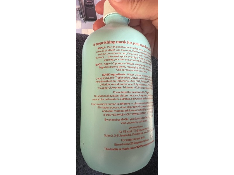 Yours Only Mask, 500 mL