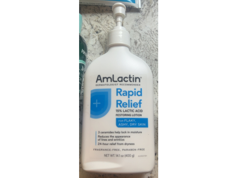 Amlactin Rapid Relief Restoring Lotion, Lactic Acid, 14.1 oz/400 g