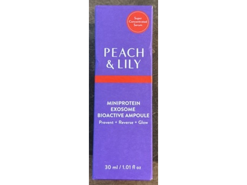 Peach & Lily Miniprotein Exosome Bioactive Ampoule, 1.01 fl oz/30 mL