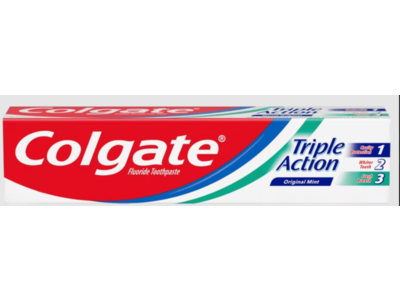 Colgate Triple Action Toothpaste, Mint, 4.0 oz/113 g