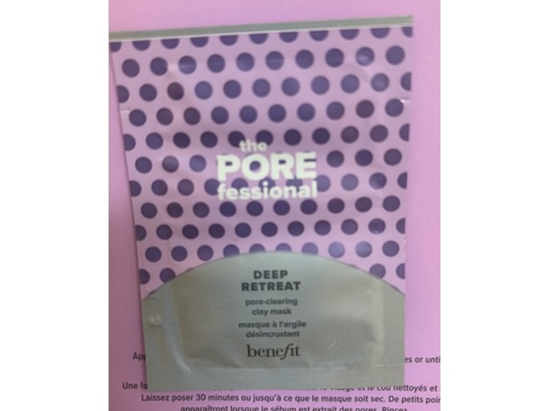 Benefit Deep Retreat The Porefessional Pore-Clearing Clay Mask, 0.1 fl oz/3 mL