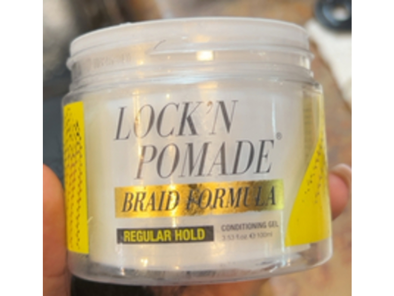 Ebin New York Lock'n Pomade Braid Gel, Regular Hold, 3.53 fl oz/100 mL