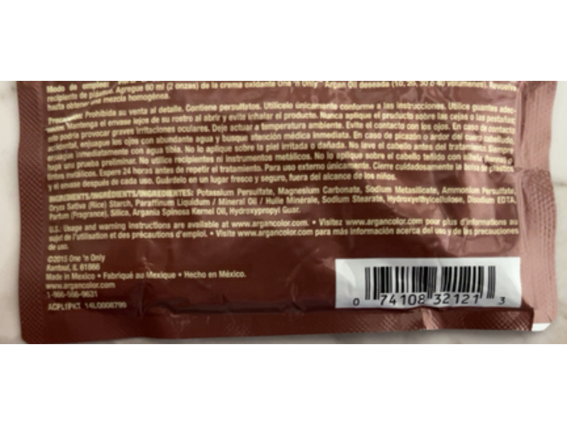 One 'n Only Powder Lightener, Argan Oil, 1 oz/28 g