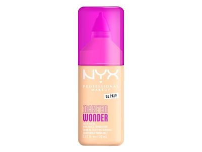 Nyx Professional Makeup Make 'Em Wonder Soft Matte Foundation, 01 Pale, 1 fl oz/30 mL