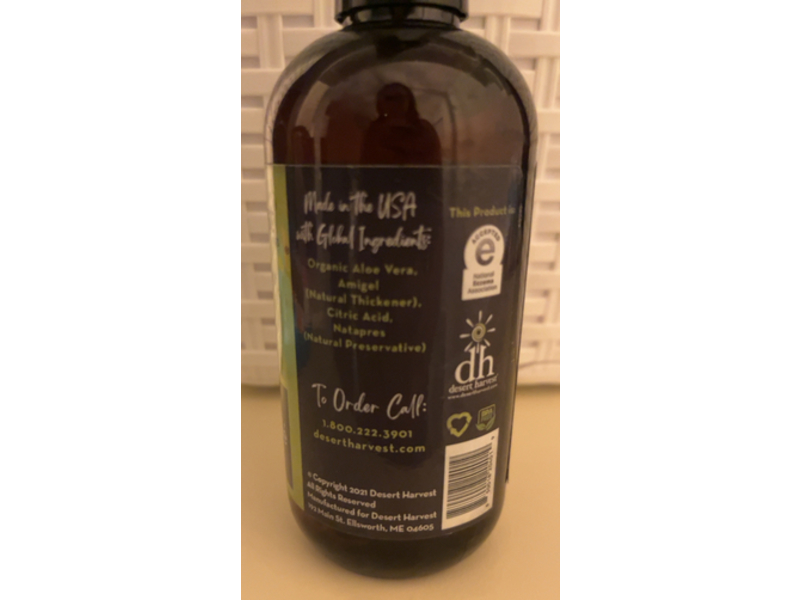 Desert Harvest Concentrated Aloe Vera Gele, 8 fl oz/237 mL