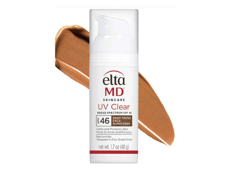 Elta MD UV Clear Deep Tinted Face Sunscreen, SPF 46, 1.7 oz/48 g