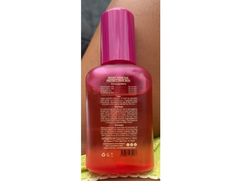 Coco & Eve Tan Boosting Anti-Aging Body Oil, SPF 45, 5.07 fl oz/150 mL