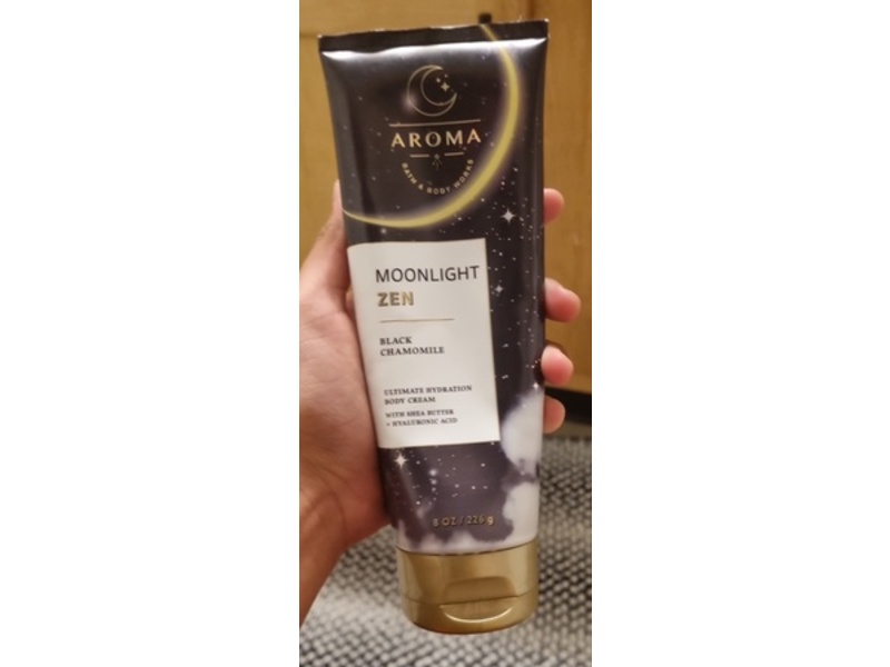 Bath & Body Works Aroma Black Chamomile Ultimate Hydration Body Cream, Moonlight Zen, 8 oz/226 g, Pack Of 2