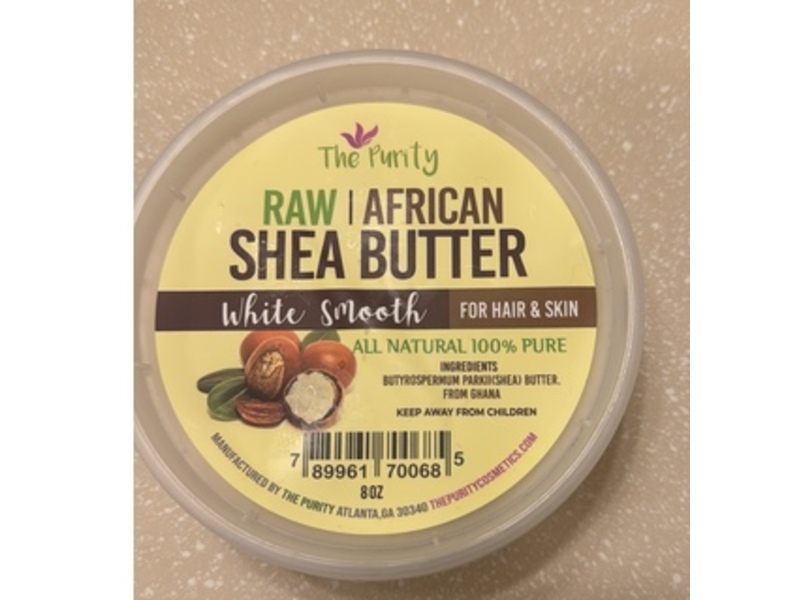 The Purity Raw African Shea Butter, White Smooth, 8 oz
