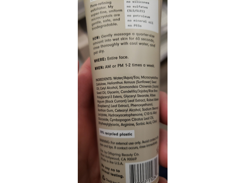 Versed Day Maker Microcrystal Exfoliator, 3 fl oz/90 mL