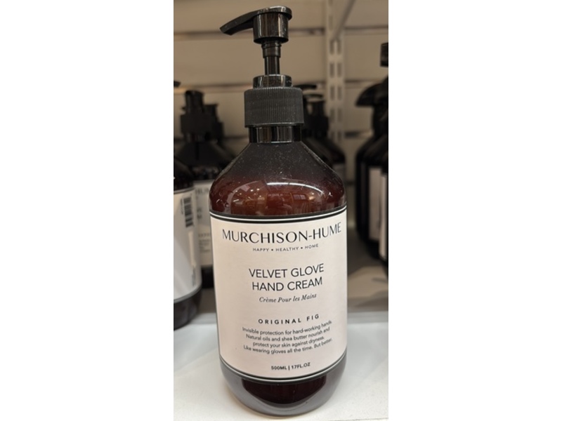 Murchison Hume Velvet Glove Hand Cream, Original Fig, 17 fl oz/500 mL
