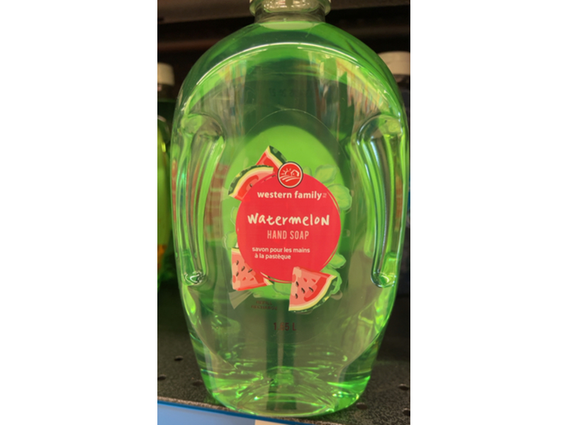 Western Family Hand Soap, Watermelon, 1.65 L