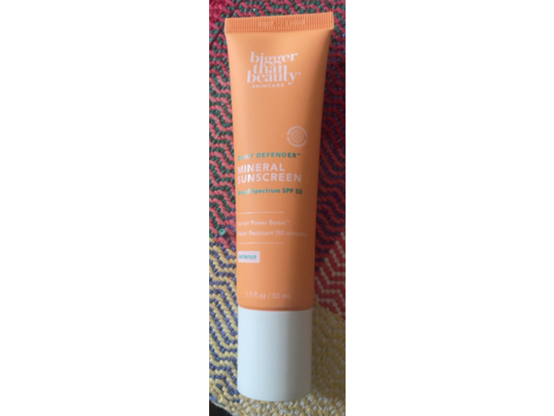 Thrive Causemetics Bigger Than Beauty Daily Defender Mineral Sunscreen, SPF 50, Untinted, 1.7 fl oz/50 mL