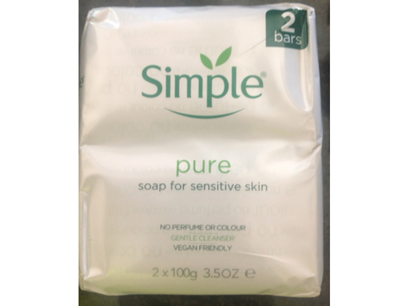 Simple Pure Soap, 3.5 oz/100 g, 6 Count