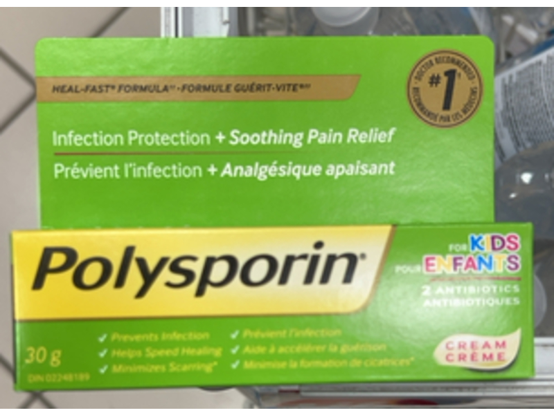 Polysporin Infection Protection + Soothing Pain Relief, 30 g