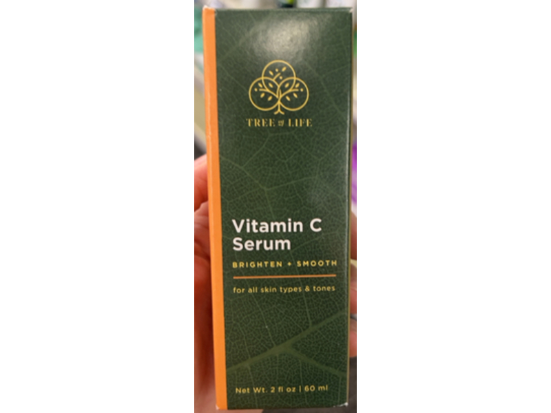 Tree of Life Vitamin C Serum, Brighten + Smooth, 2 fl oz/60 mL