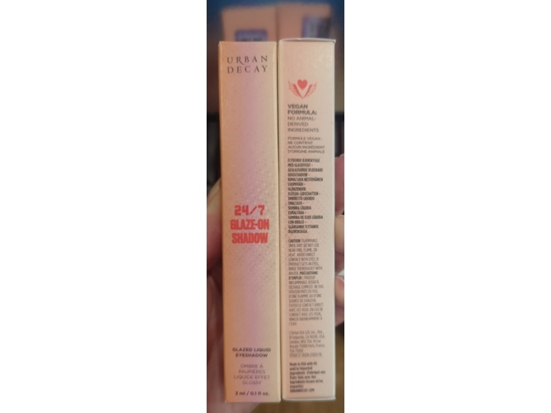 Urban Decay 24/7 Glaze-On Liquid Eyeshadow, Frost Boss, 0.1 fl oz/3 mL, 2 Count