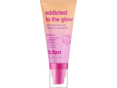 b.tan Addicted To The Glow Face Tan Cream, 1.7 fl oz/50 mL