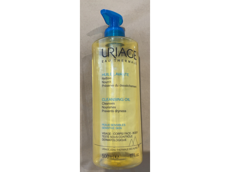 Uriage Eau Thermale Cleansing Oil, 17 fl oz/500 mL