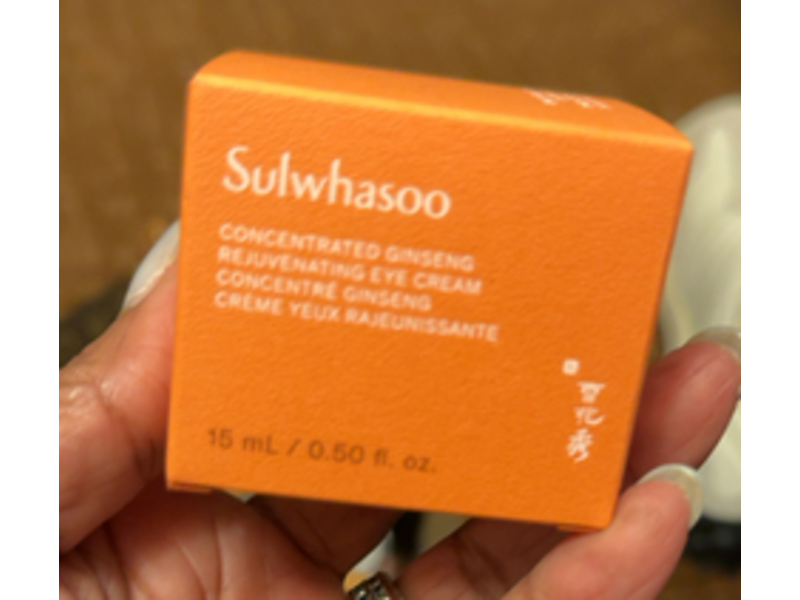 Sulwhasoo Concentrated Ginseng Rejuvenating Eye Cream, 0.50 fl oz/15 mL