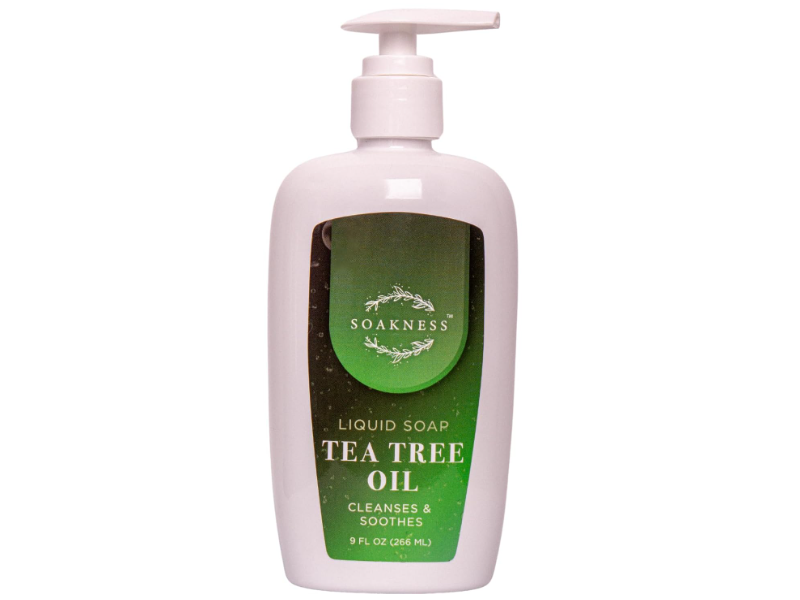 Soakness Liquid Soap, Tea Tree Oil, 9 fl oz/266 mL