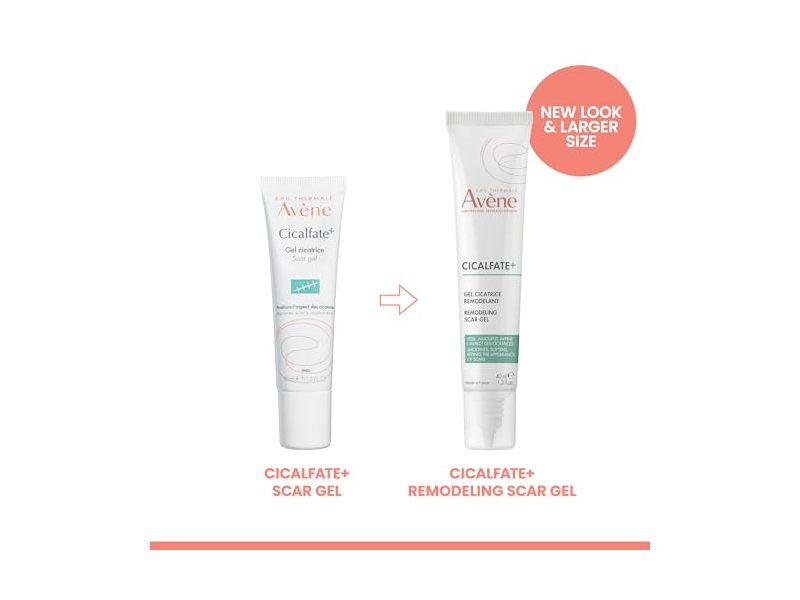 Avene Remodeling Scar Gel, Cicalfate+, 1.3 fl oz/40 mL