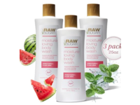 Raw Sugar Moisture Loving Body Wash, Watermelon + Fresh Mint, 25 fl oz/740 mL, Pack Of 3 - thumbnail 1