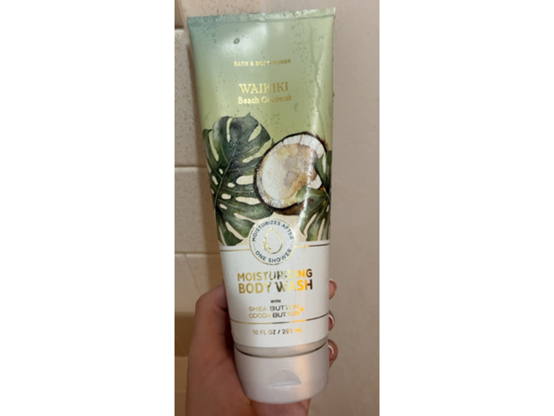Bath & Body Works Moisturizing Body Wash, Waikiki Beach Coconut, 10 fl oz/295 mL