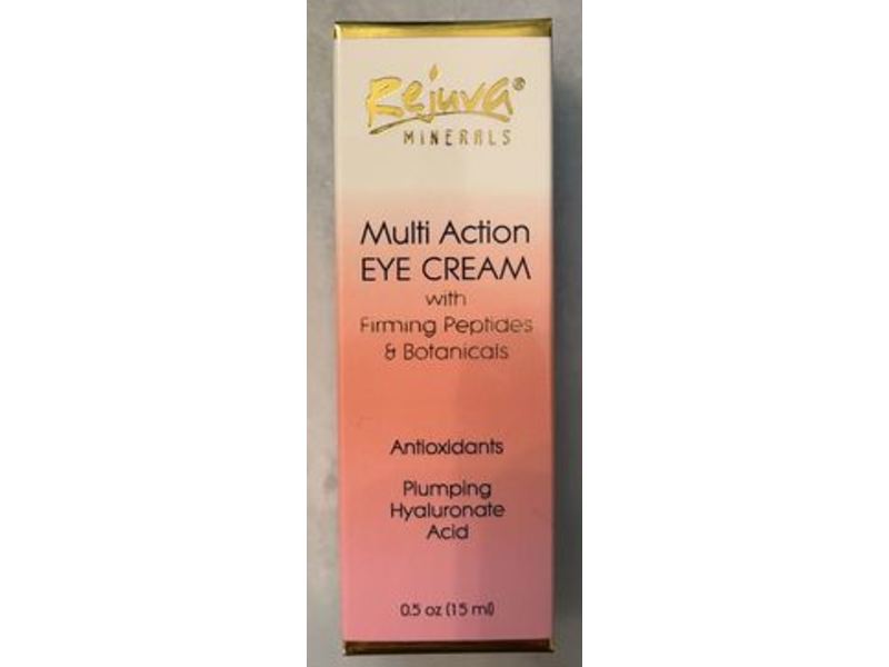 Rejuva Minerals Multi Action Eye Cream, Firming Peptides & Botanicals, 0.5 oz/15 mL