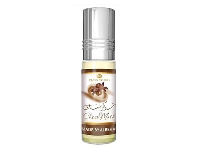 Crown Perfumes Al-Rehab Perfume Oil, Choco Musk, 0.2 oz/6 mL