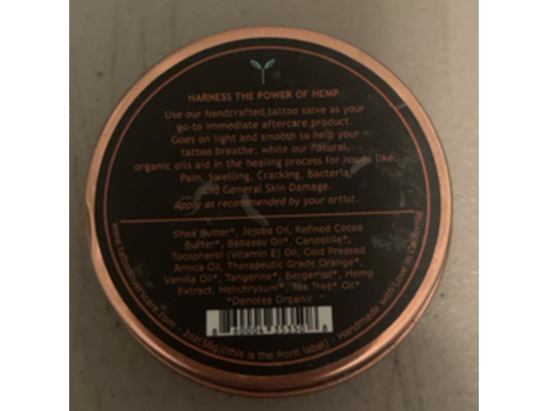 Tattoo Lovers Care Tattoo Salve, 2 oz/56 g