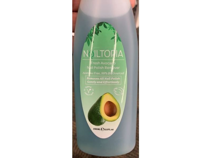 Nailtopia Nail Polish Remover, Fresh Avocado, 8.0 fl oz/236 mL