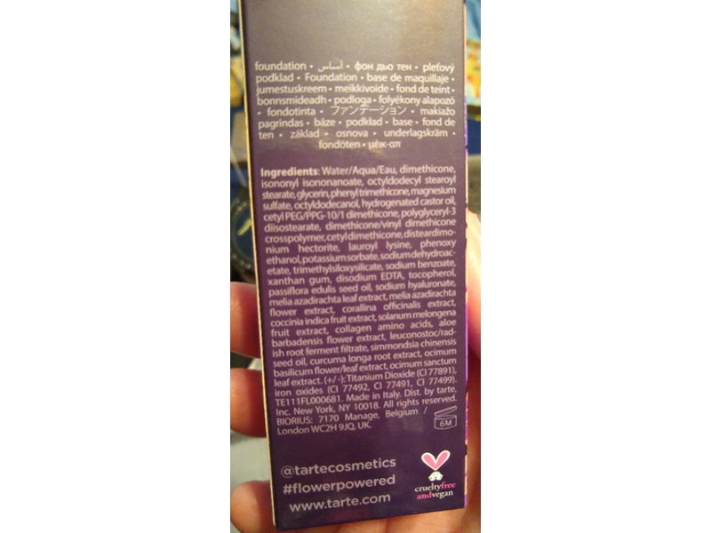 Tarte Maracuja Hydrating Tinted Moisturizer, 20N Light Neutral, 1 fl oz/30 mL