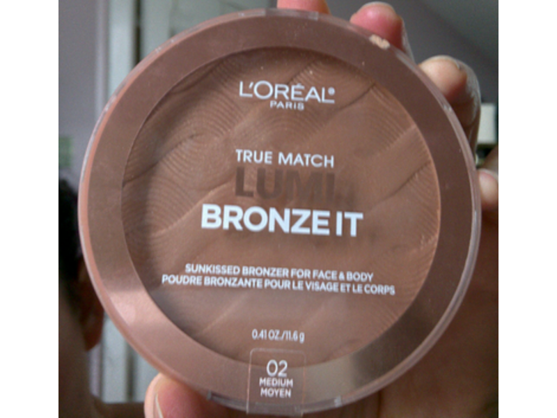 L'oreal Paris True Match Lumi Bronze It, 02 Medium, 0.41 oz/11.6 g